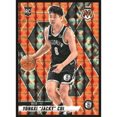 2024-25 Panini Mosaic Mosaic Orange #212 Yongxi "Jacky" Cui
