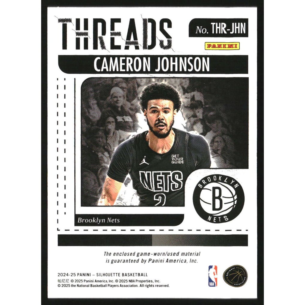 2024-25 Panini Silhouette Threads #23 Cameron Johnson