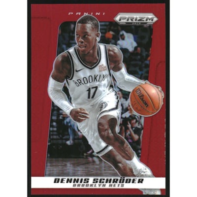 2024-25 Prizm Deca Prizms Red #121 Dennis Schroder