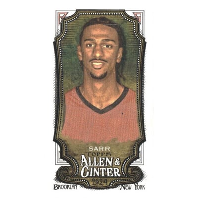 2024 Topps Allen and Ginter Mini A and G Back #239 Alex Sarr