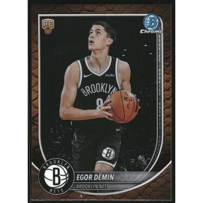 2025-26 Bowman Chrome Reptilian Refractors #BCV8 Egor Demin