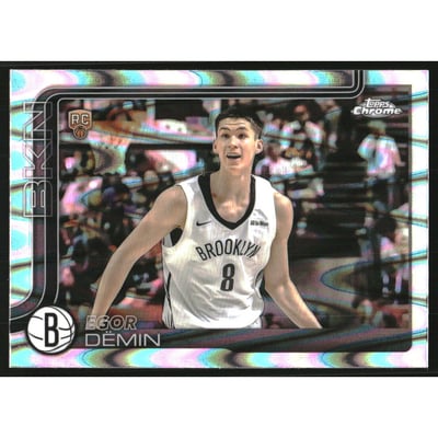 2025-26 Topps Chrome RayWave Refractors #258 Egor Demin