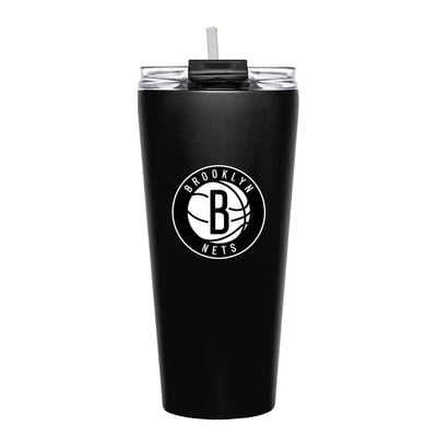 Brooklyn Nets 32oz. Double Play Big Slim Tumbler