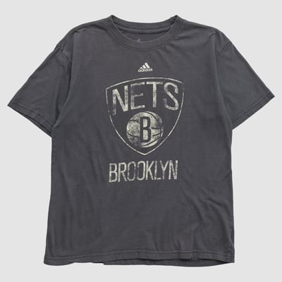 Brooklyn Nets Adidas 2010s T-shirt - Black - S by Fanatics Real Vintage