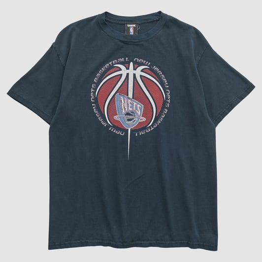 Brooklyn Nets UNK 2000s T-shirt - Black - M by Fanatics Real Vintage
