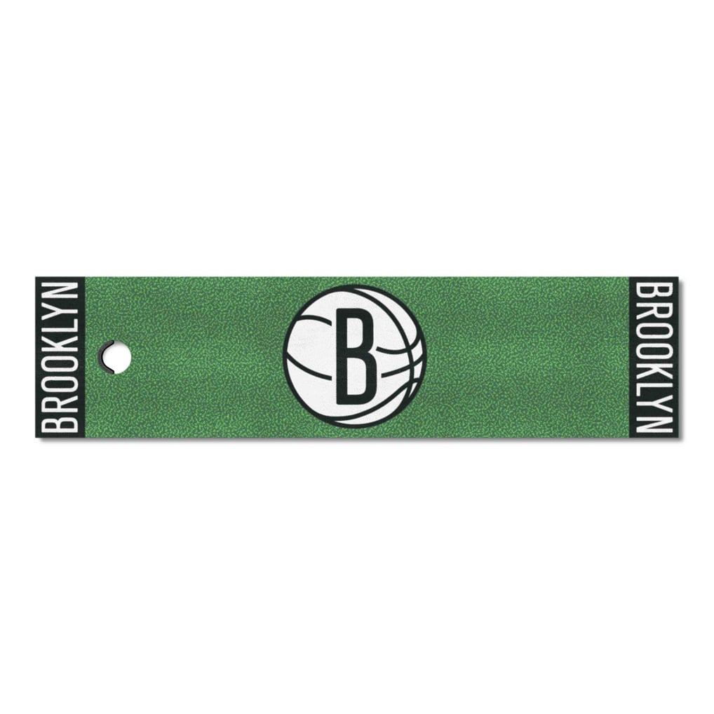 Brooklyn Nets Logo Brands Putting Green Mat