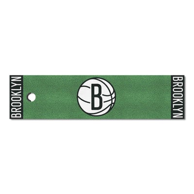 Brooklyn Nets Logo Brands Putting Green Mat