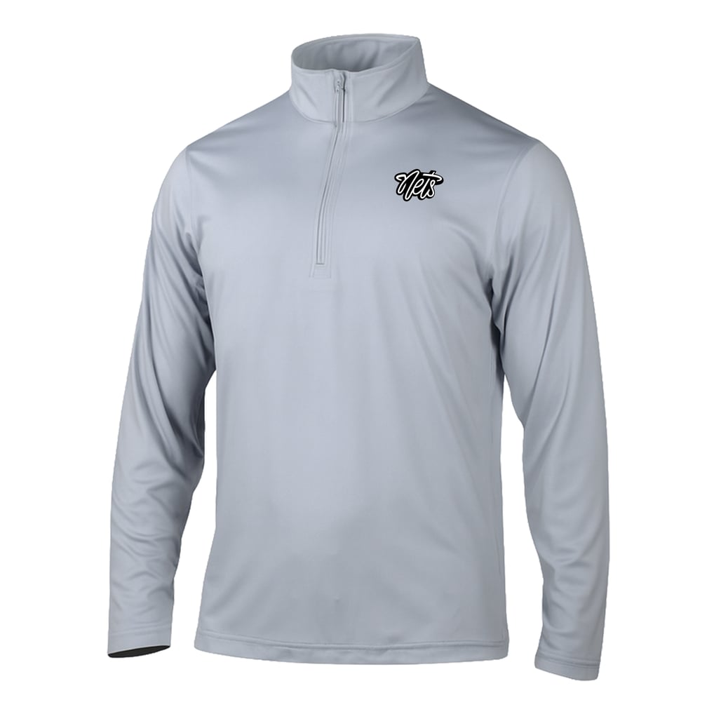 Brooklyn Nets Columbia Fairway Break Quarter-Zip Pullover - Gray