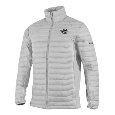 Brooklyn Nets Columbia Powder Pass Hybrid Full-Zip Jacket - Gray