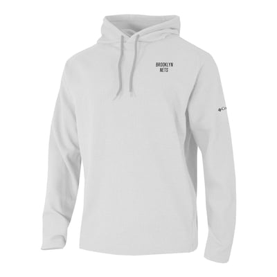 Brooklyn Nets Columbia Swingcraft Fleece Hoodie - White