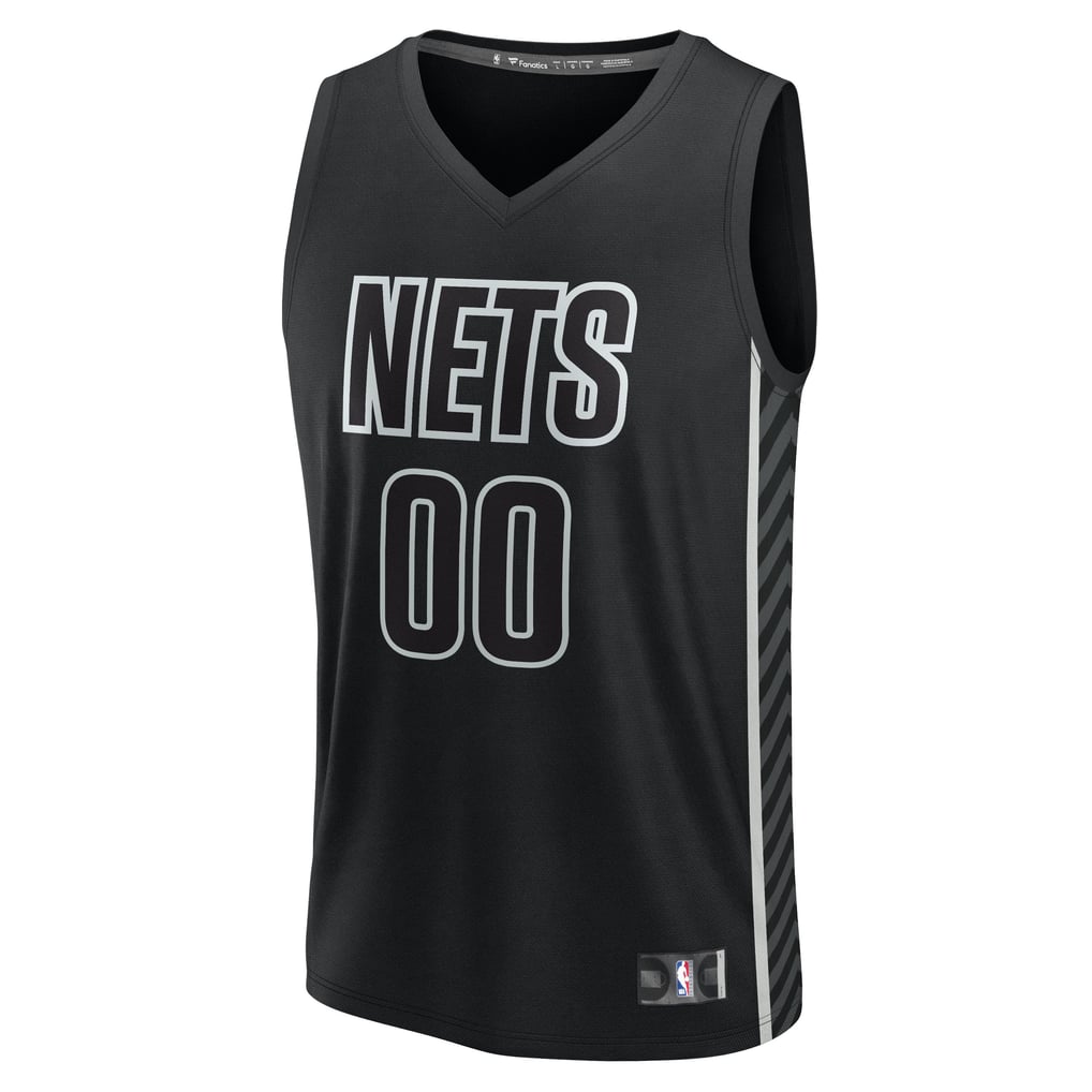 Brooklyn Nets Fanatics Fast Break Custom Jersey - Statement Edition - Black