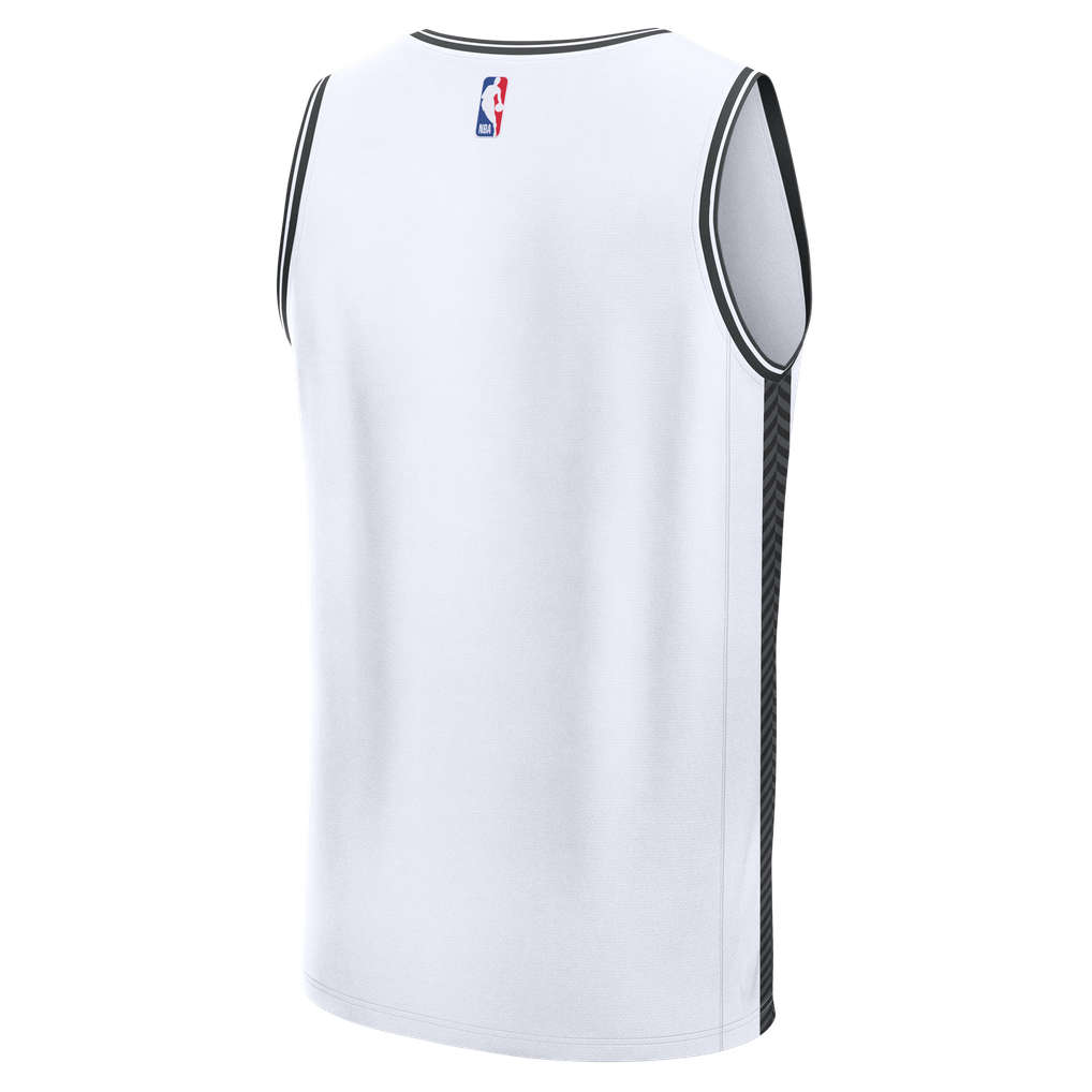Brooklyn Nets Fanatics Fast Break Custom Jersey - Association Edition - White