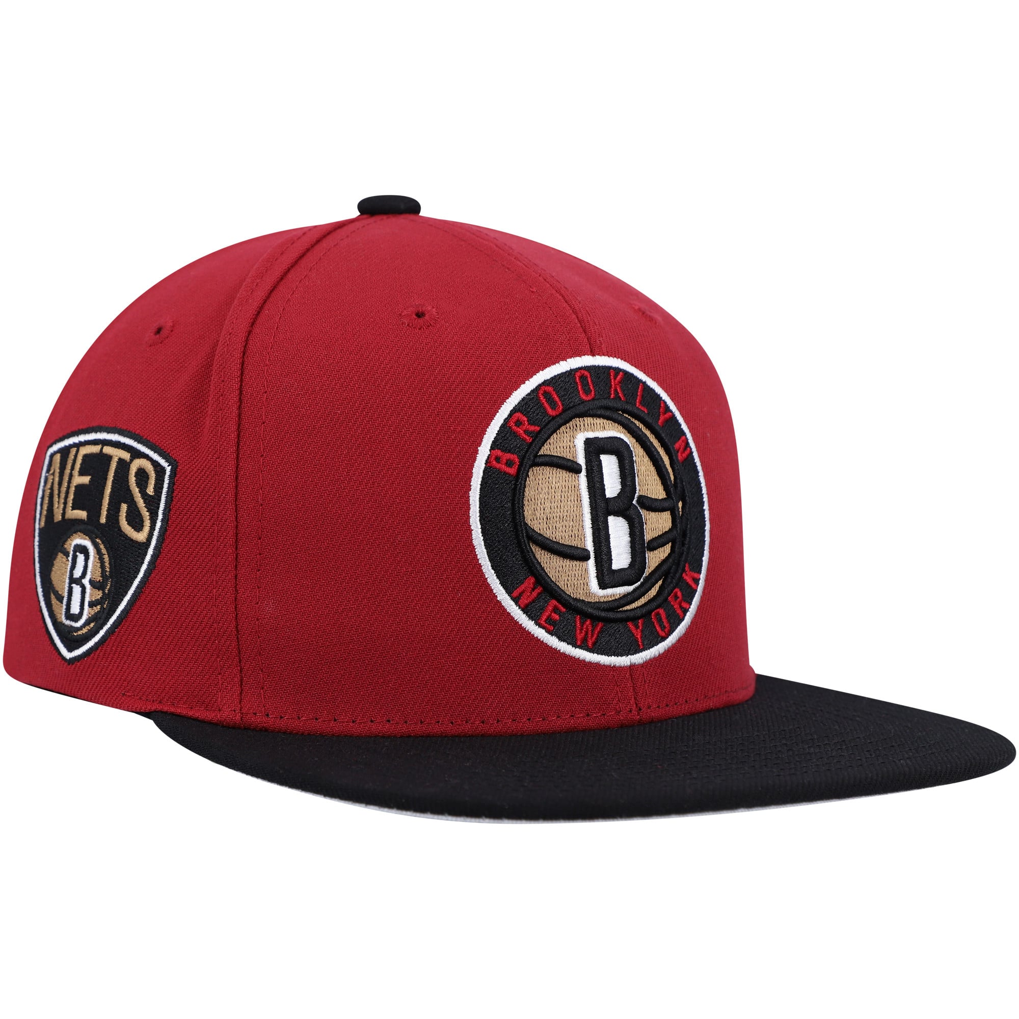Team}} Mitchell & Ness Free Bird Snapback Hat - Burgundy/Black display picture 2
