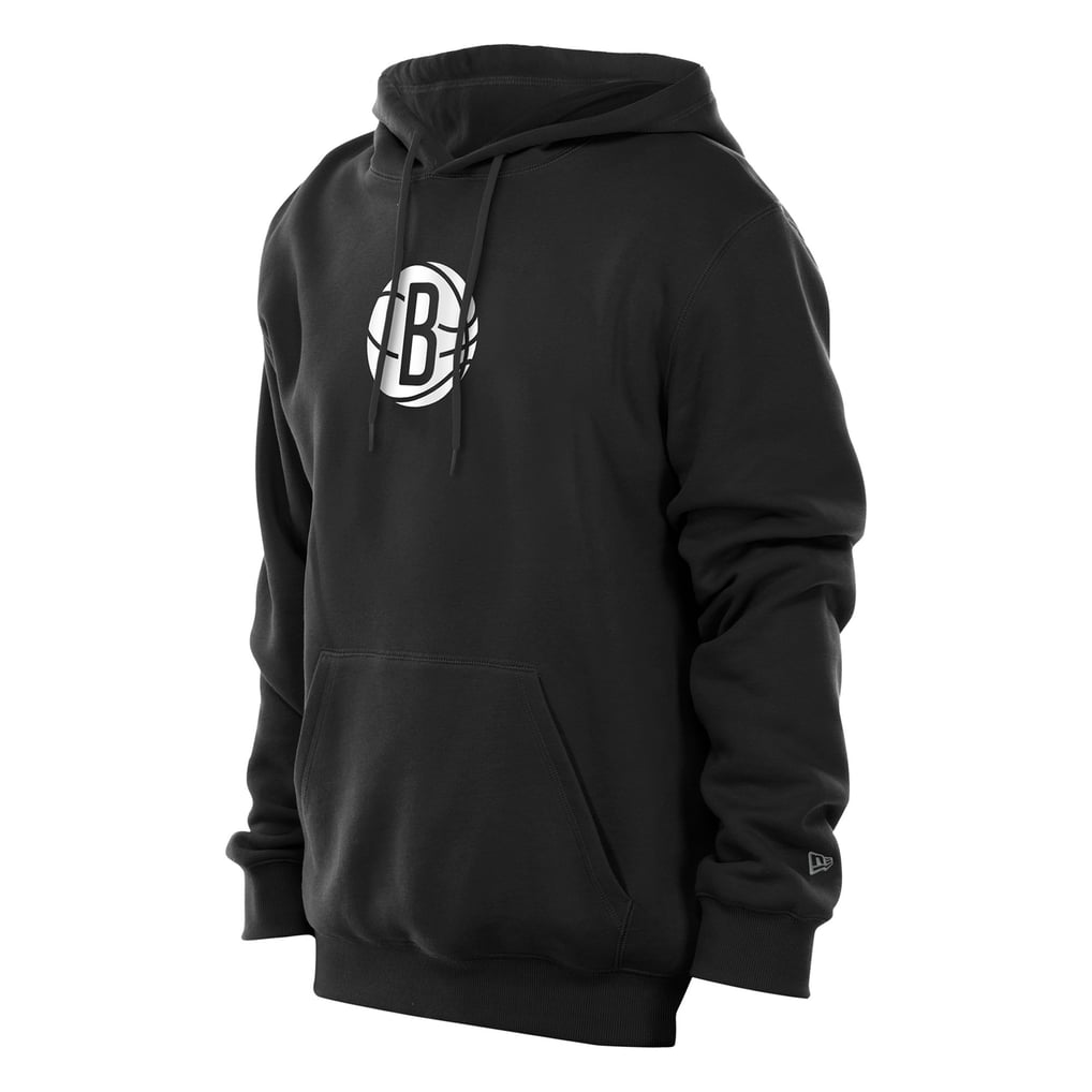 Brooklyn Nets New Era Front and Back Graphic Pullover Hoodie - Black
