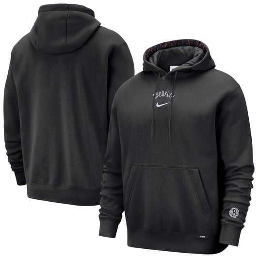  Brooklyn Nets Nike 2025/26 City Edition Courtside Remix Premium Hoodie - Black