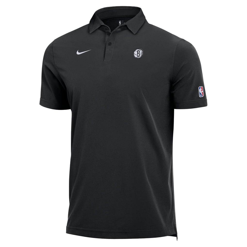 Brooklyn Nets Nike Dri-FIT Coaches Polo - Black