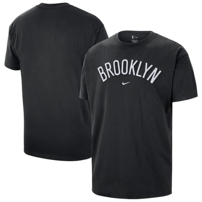  Brooklyn Nets Nike Men's Twill Logo T-Shirt - Black