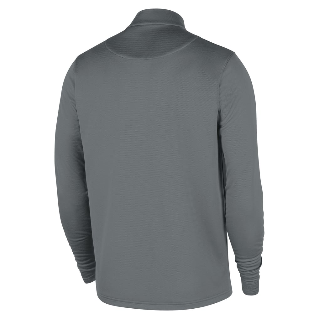 Brooklyn Nets Nike Authentic Coaches Quarter-Zip Dri-FIT Top - Gray
