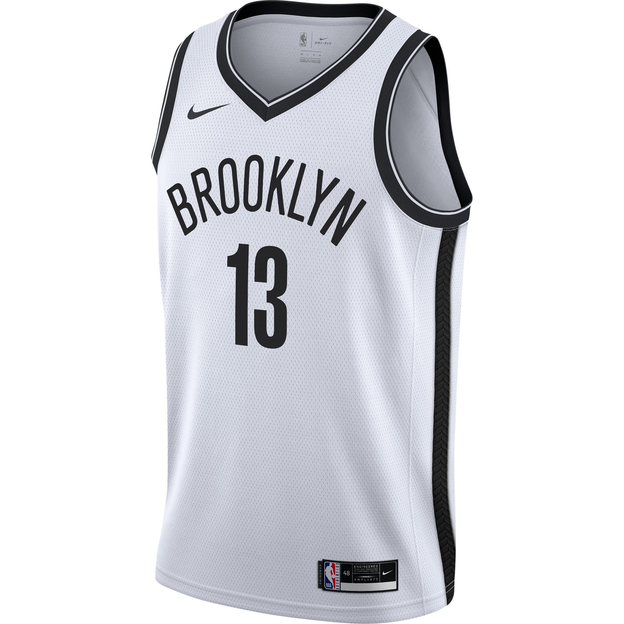 Men's Brooklyn Nets James Harden Nike White 2021/22 Swingman