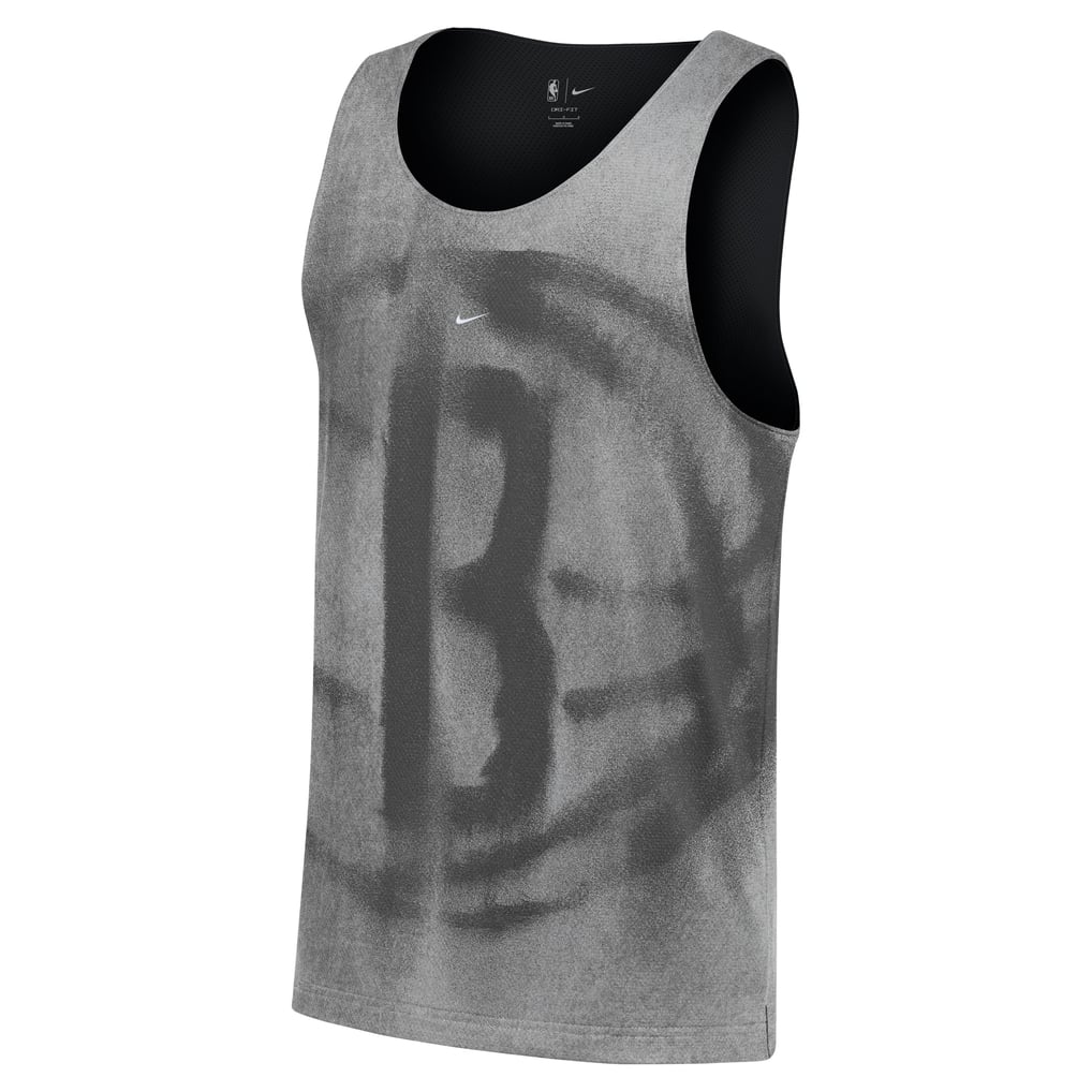 Brooklyn Nets Nike 2026/27 Standard Issue Practice Icon Mesh Reversible Jersey - Silver