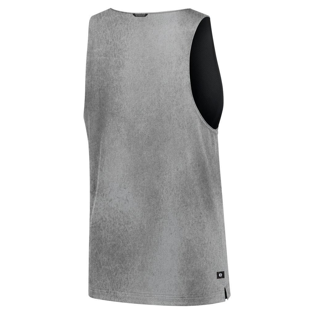 Brooklyn Nets Nike 2026 Standard Issue Practice Icon Mesh Reversible Jersey - Silver/Black