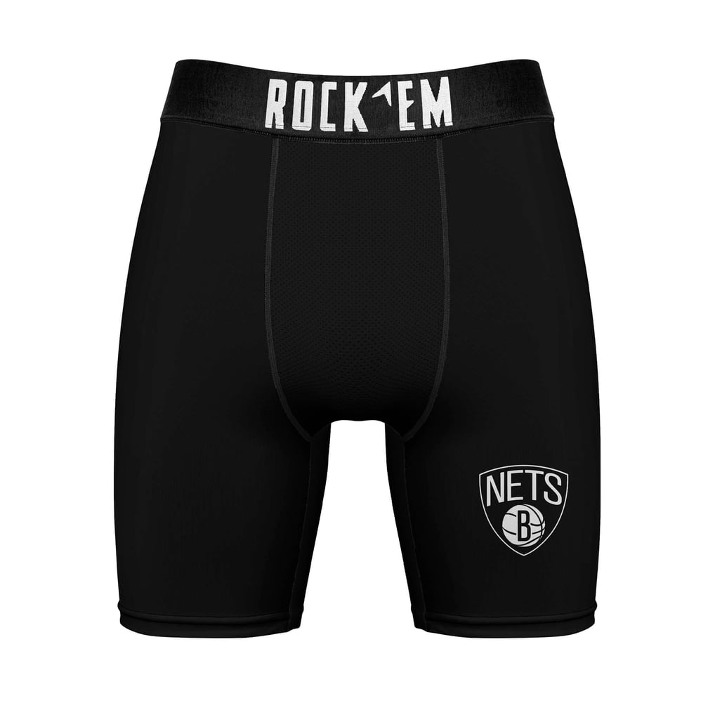  Brooklyn Nets Rock Em Primary Crew Socks & Boxer Briefs Combo Pack