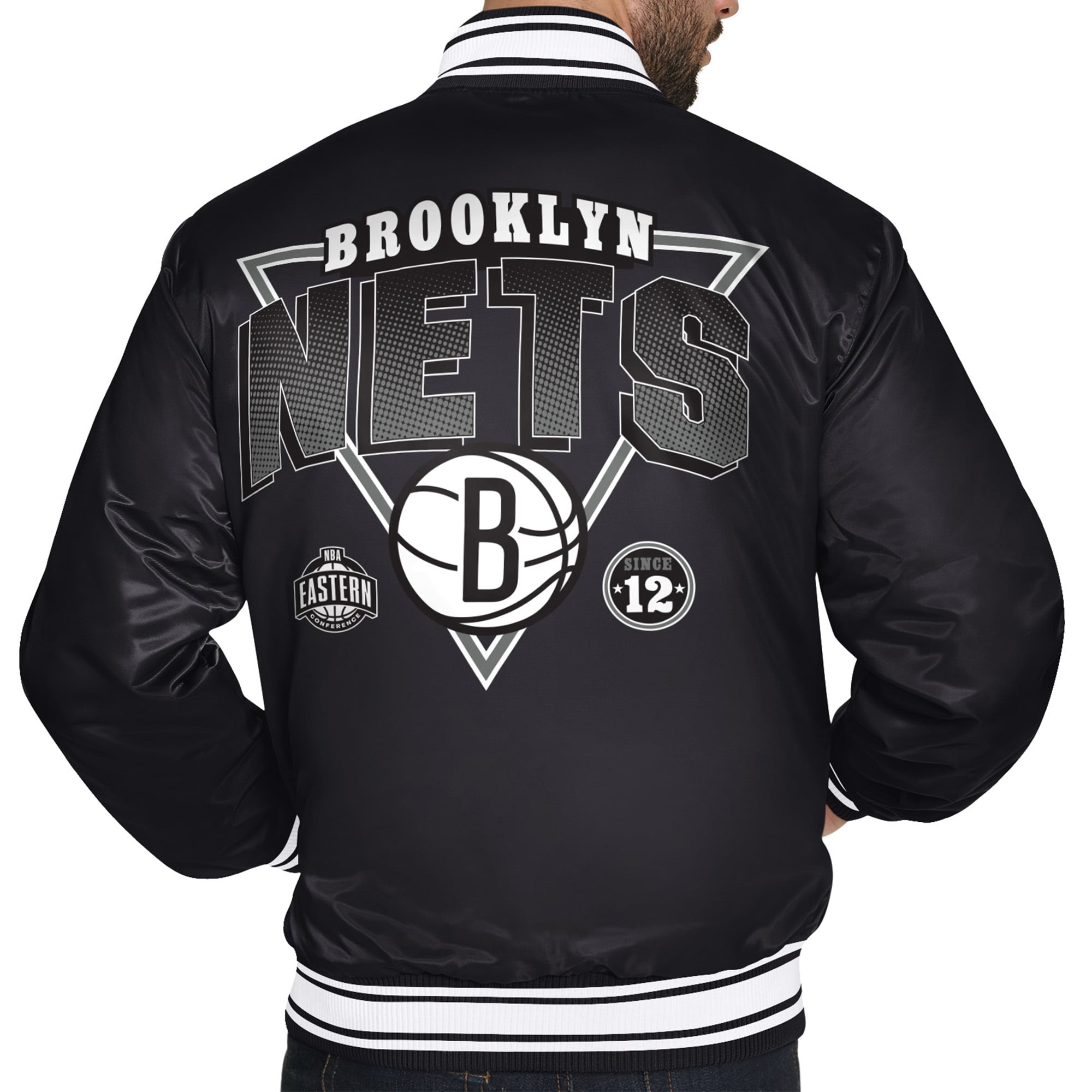 Brooklyn Nets スタジャン ブラック , 【公式通販】