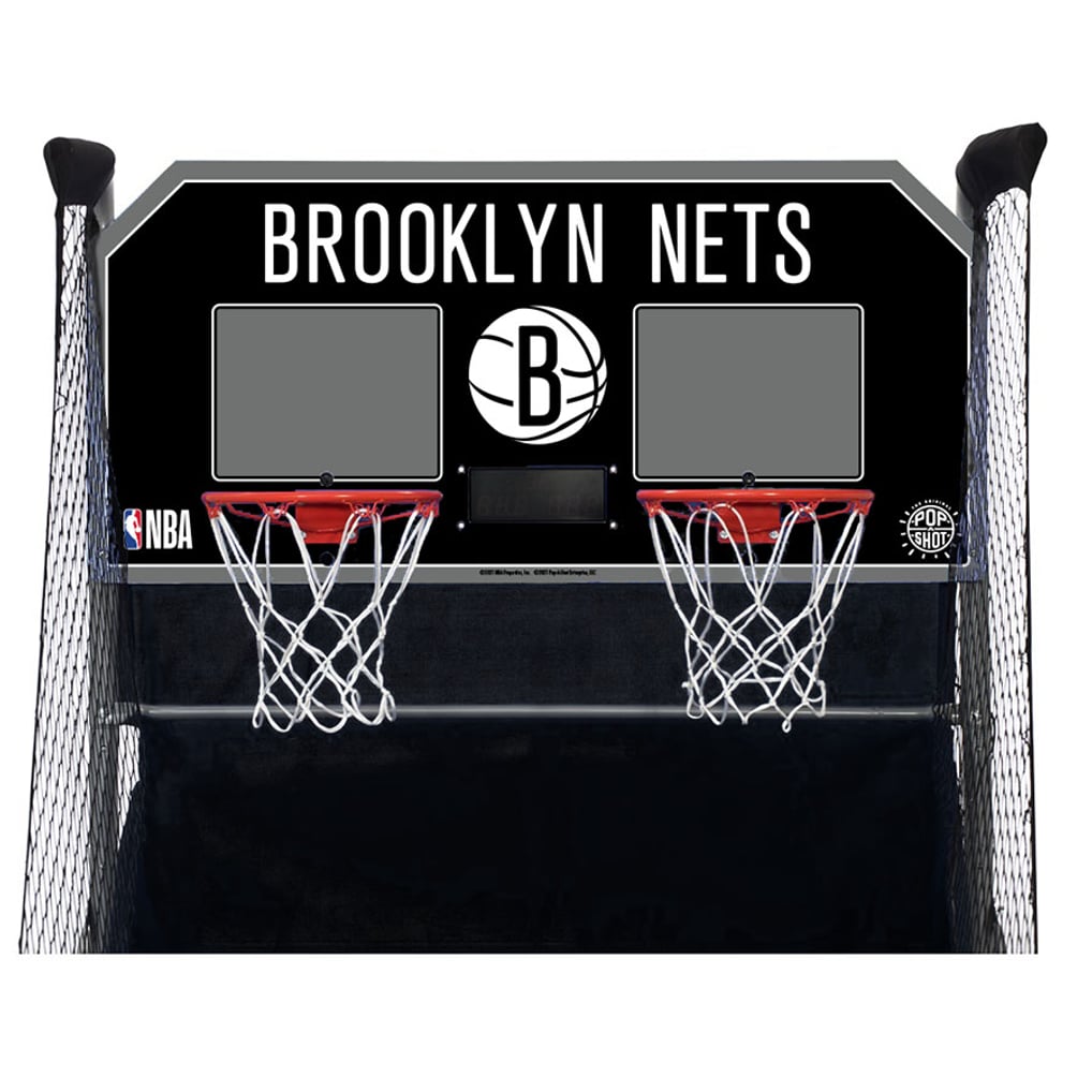 Brooklyn Nets Pop-A-Shot Home Dual Shot Basketball Game
