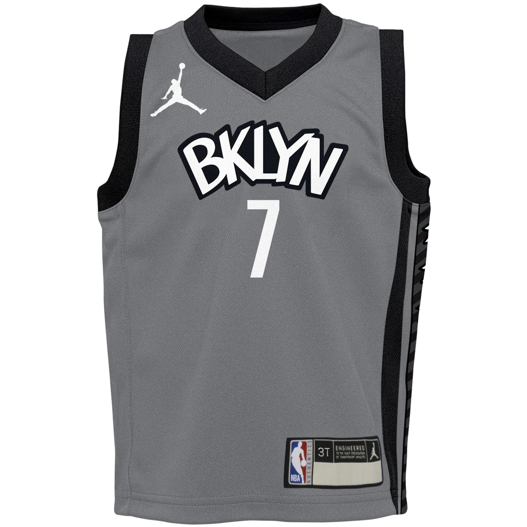 Toddler Brooklyn Nets Kevin Durant Jordan Brand Gray 2020/21
