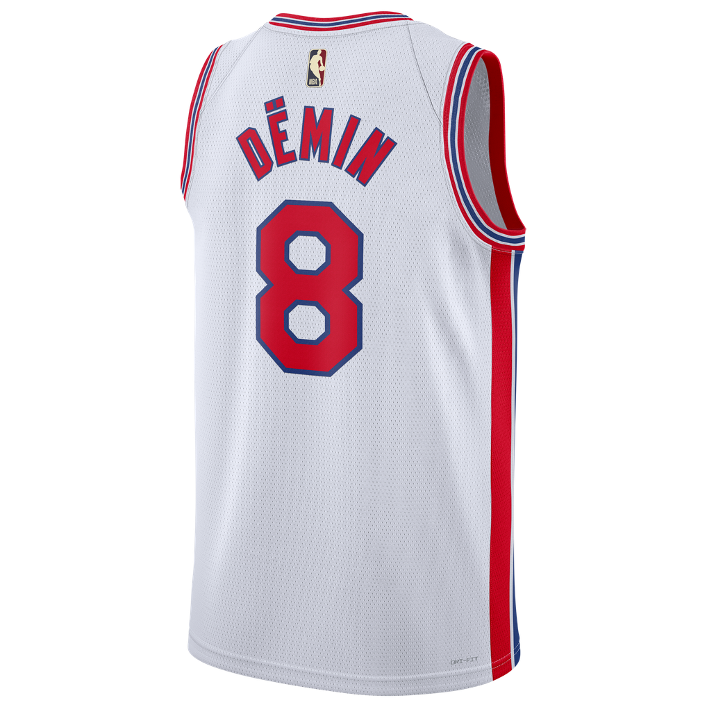 Unisex Brooklyn Nets Egor Dëmin Nike White Swingman Jersey - Classic ...