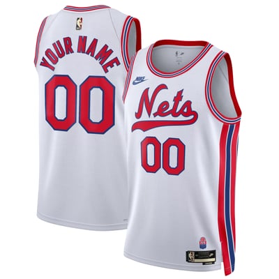  Brooklyn Nets Nike Unisex Custom Swingman Jersey -  Edition  - White
