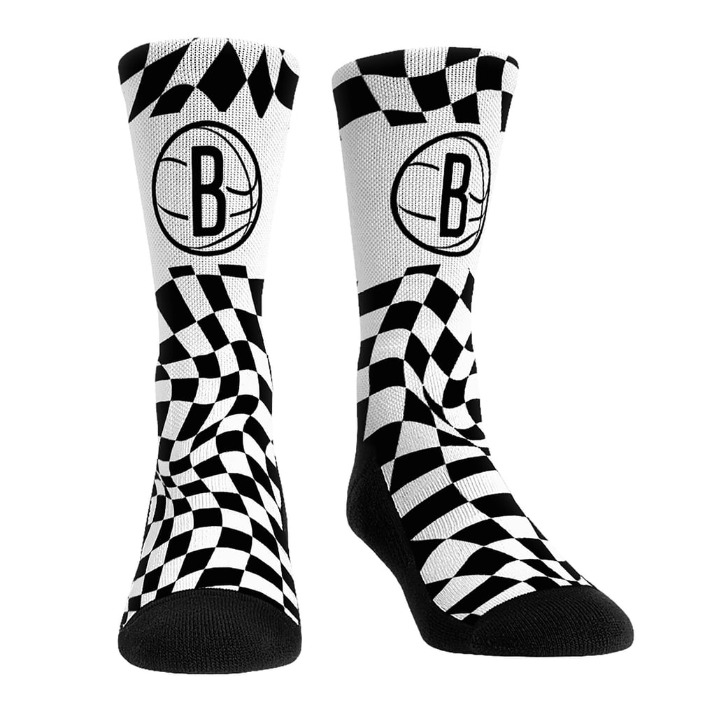  Brooklyn Nets Rock Em Unisex Team Vibes Three-Pack Crew Socks Set - Black