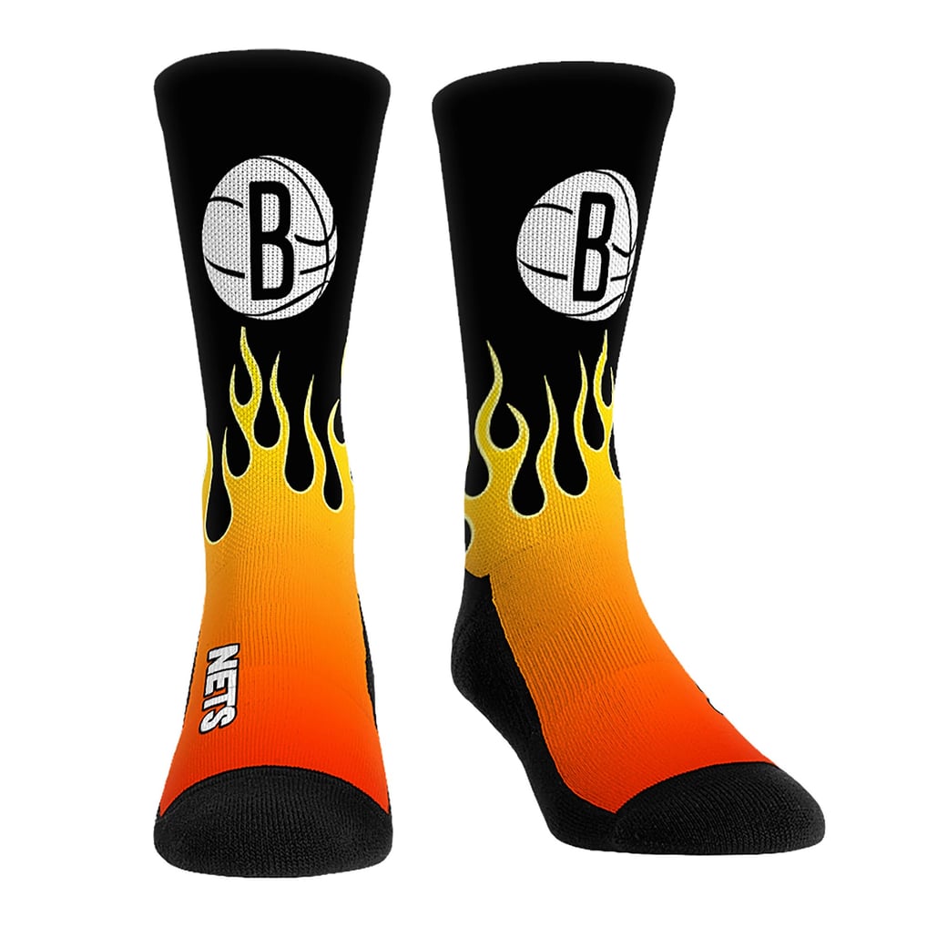  Brooklyn Nets Rock Em Unisex Team Vibes Three-Pack Crew Socks Set - Black
