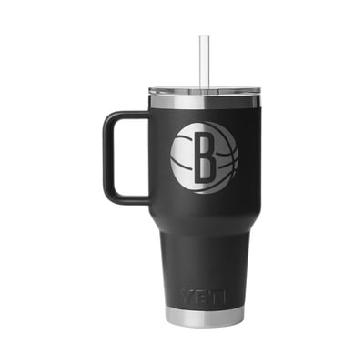 Brooklyn Nets YETI 35oz. Rambler 2.0 Straw Mug