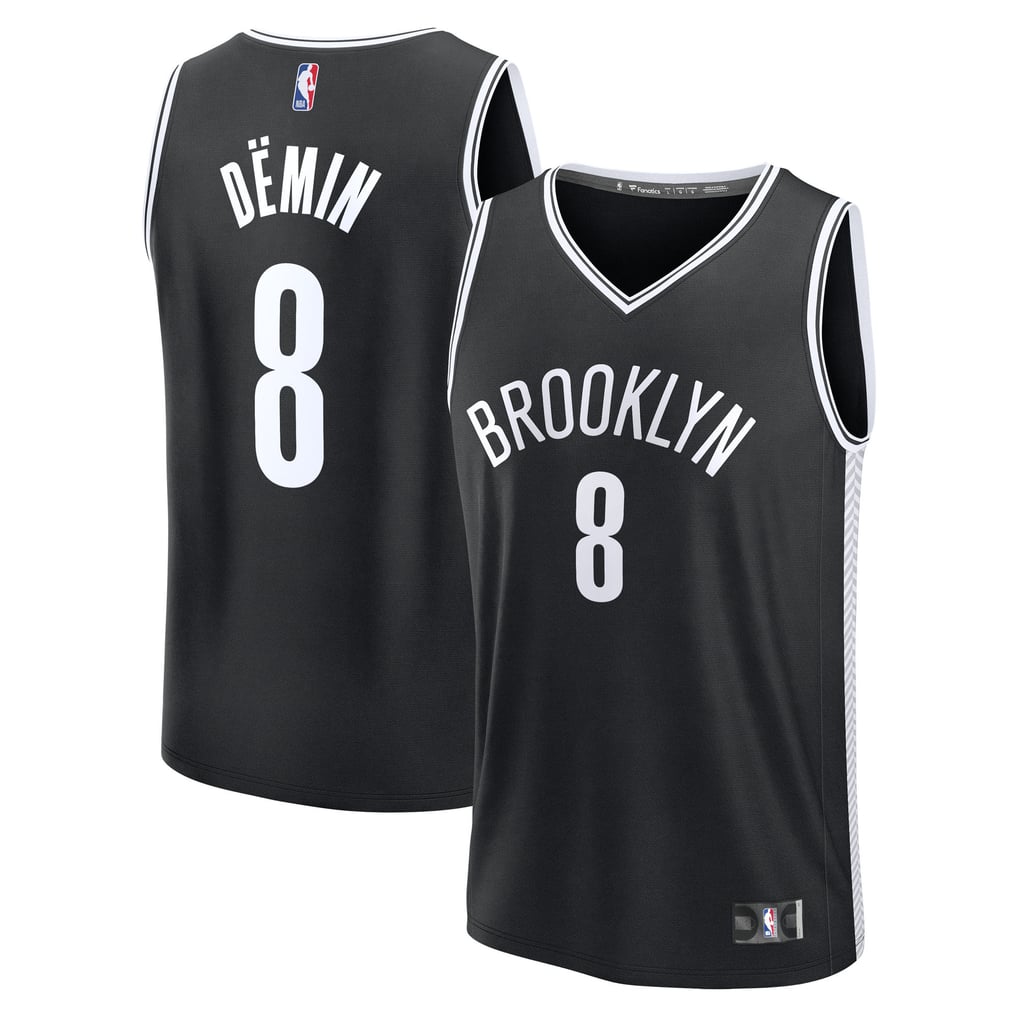 Egor Dëmin Brooklyn Nets Fanatics Youth Fast Break Replica Jersey - Black - Icon Edition
