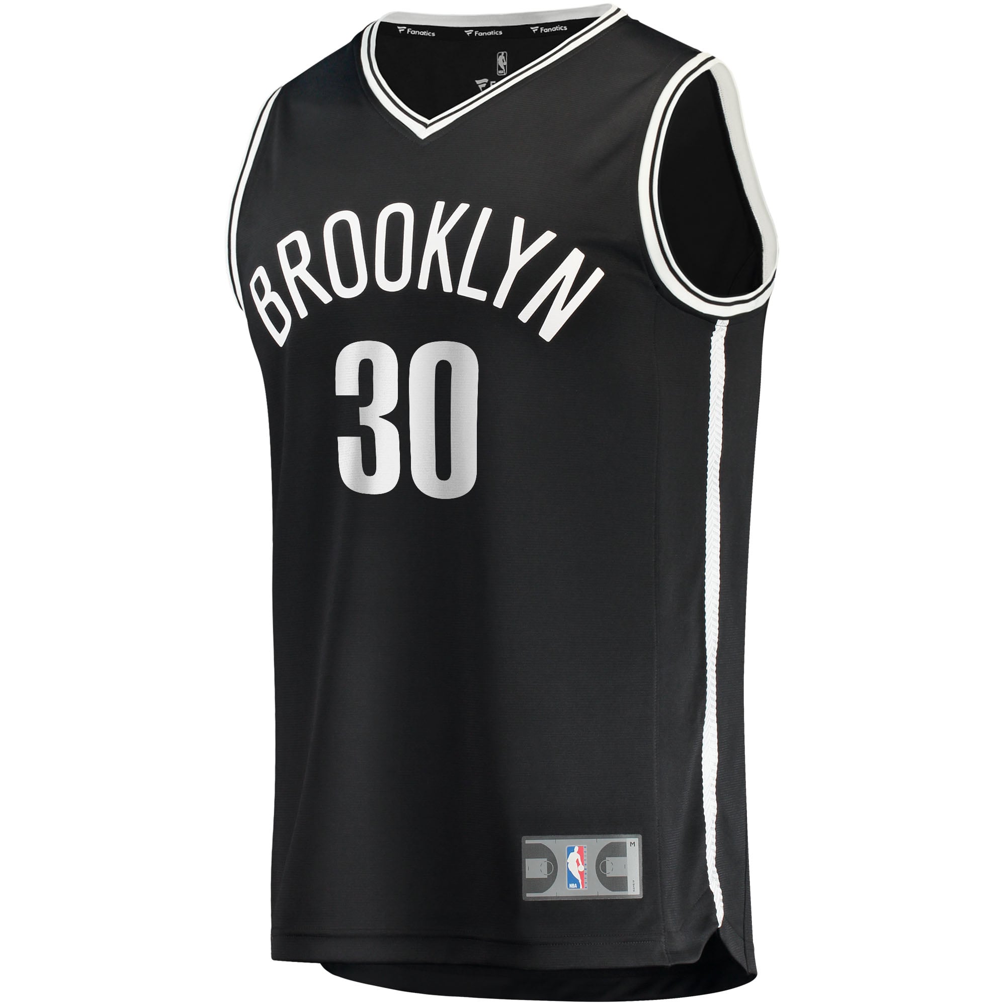 Youth Brooklyn Nets Seth Curry Fanatics Black 2021/22 Fast Break