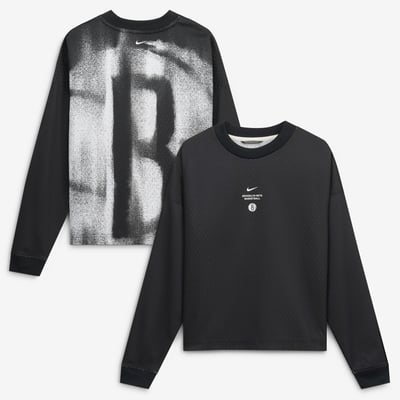  Brooklyn Nets Nike Youth 2026/27 Standard Issue Pre-Game Performance Long Sleeve T-Shirt - Black