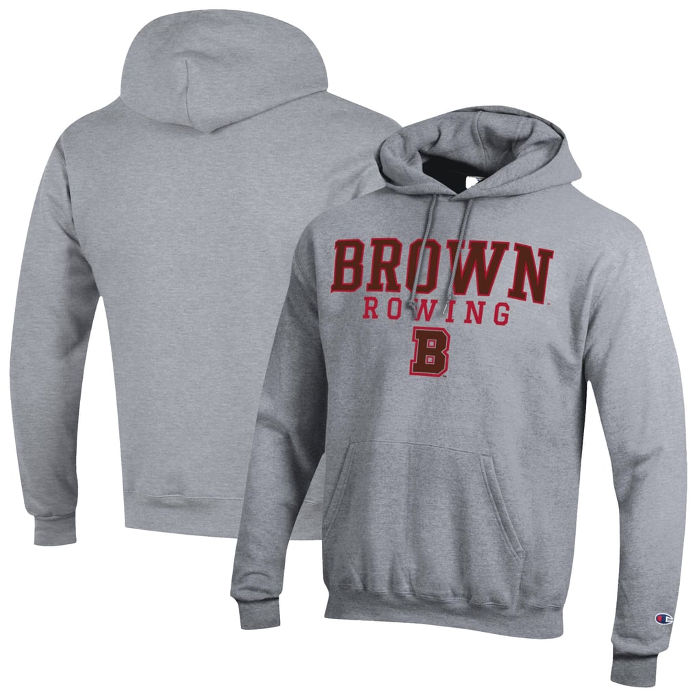 Brown Bears Champion Rowing Eco Powerblend Pullover Hoodie – Gray