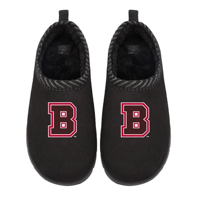 Brown Bears ISlide Unisex Primary Logo Mission Slippers - Black
