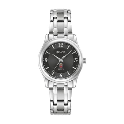 Brown Bears Bulova Women's Stainless Steel Corporate Collection Watch - Black