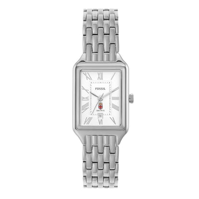 Brown Bears Fossil Women's Raquel Three-Hand Date Stainless Steel Watch
