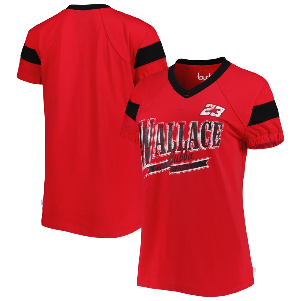 Bubba Wallace Touch Women's Pre-Game V-Neck T-Shirt - Red
