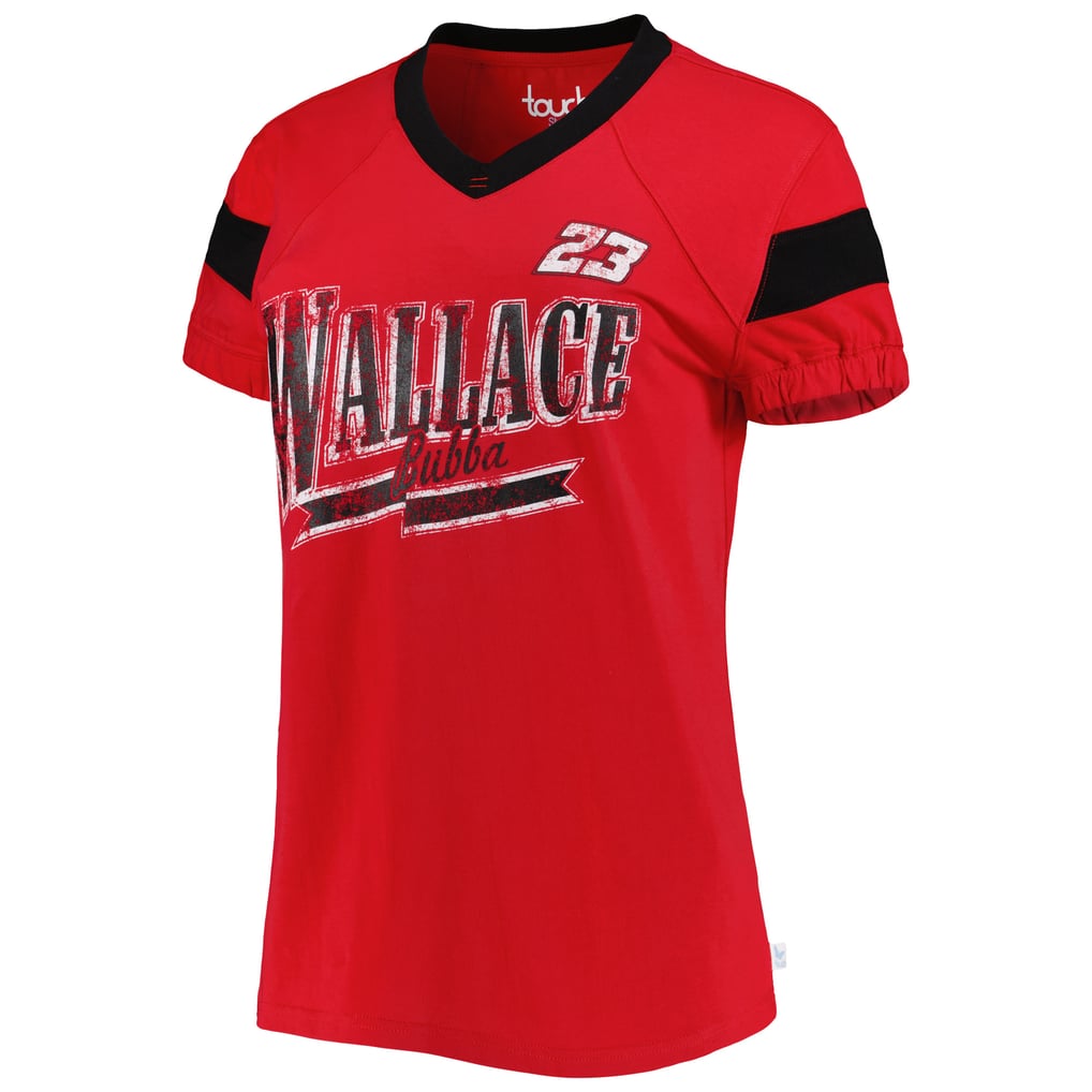 Bubba Wallace Touch Women's Pre-Game V-Neck T-Shirt - Red
