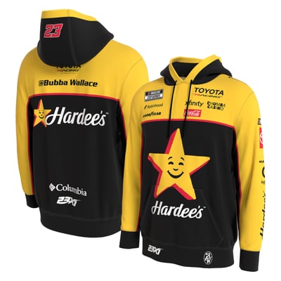 Bubba Wallace ProSphere Youth Hardee's Hoodie - Black