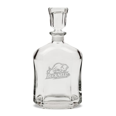Bucknell Bison 23.75oz. Crystal Whisky Decanter