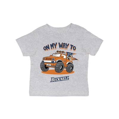 Bucknell Bison Vive La Fete Infant On My Way T-Shirt - Gray