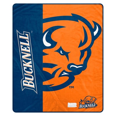 Bucknell Bison Pegasus Endzone 50" x 60" Ultra Soft Throw Blanket