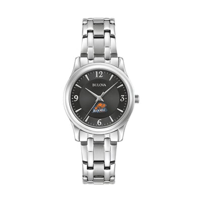 Bucknell Bison Bulova Women's Stainless Steel Corporate Collection Watch - Black