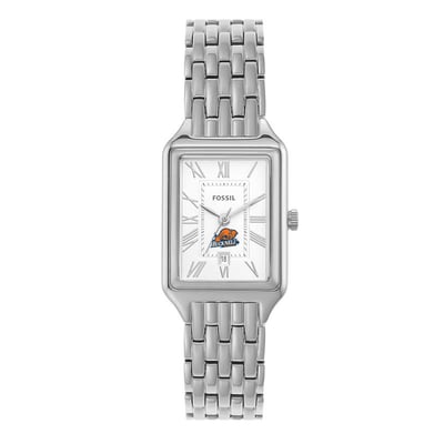 Bucknell Bison Fossil Women's Raquel Three-Hand Date Stainless Steel Watch