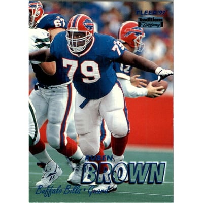 1997 Fleer Tiffany Blue #228 Ruben Brown